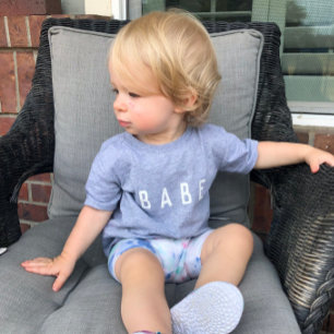 T-shirt Pour Bébé "Babe" doux et simple