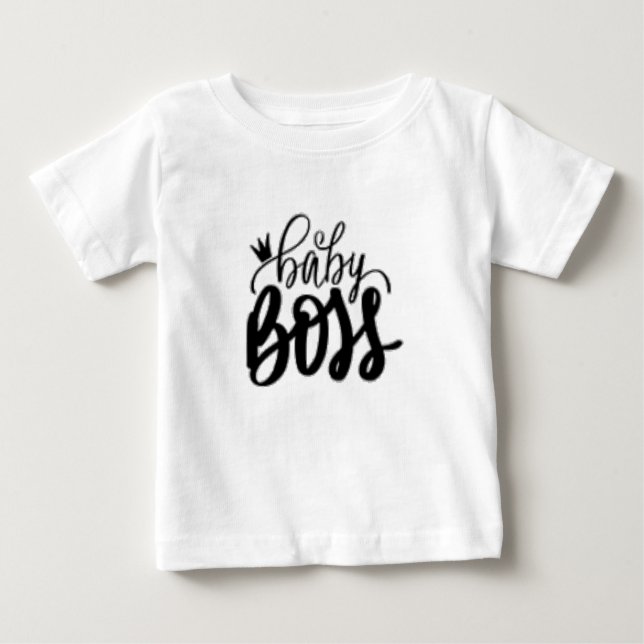 T-shirt Pour Bébé Baby Boss (Devant)