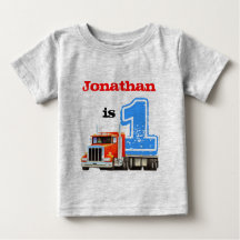 Baby Boy Red Flat Bed Camion 1er anniversaire