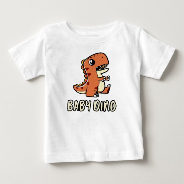 T-shirt Pour Bébé Baby Dino (Devant)