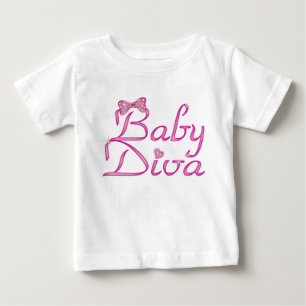 T-shirt Pour Bébé Baby Diva