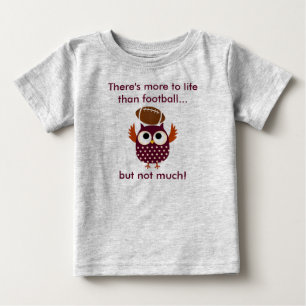 T-shirt Pour Bébé Baby Football Bodysuit with Football Playing Owl