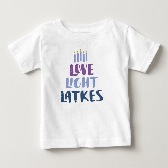 T-shirt Pour Bébé baby Hanukkah (Devant)