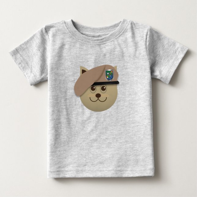T-shirt Pour Bébé Baby Kitten Ranger (Devant)