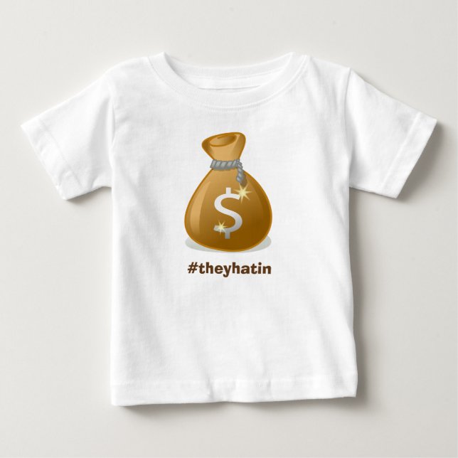 T-shirt Pour Bébé Baby Moneybags (Devant)