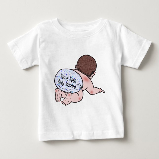 T-shirt Pour Bébé Baby Mooned (Devant)