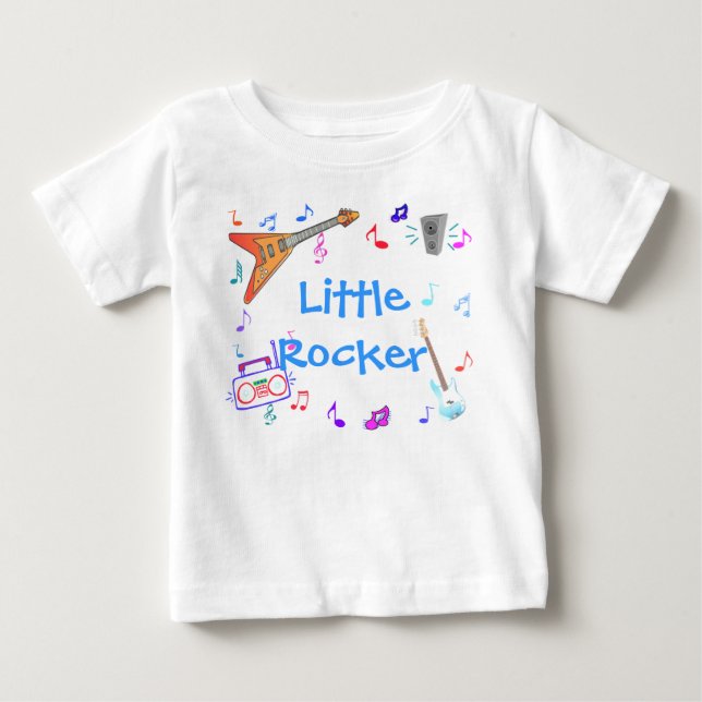T-shirt Pour Bébé Baby Rocker Tee (Devant)