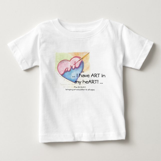 T-shirt Pour Bébé Baby Rompers - Art G.A.P. (Devant)