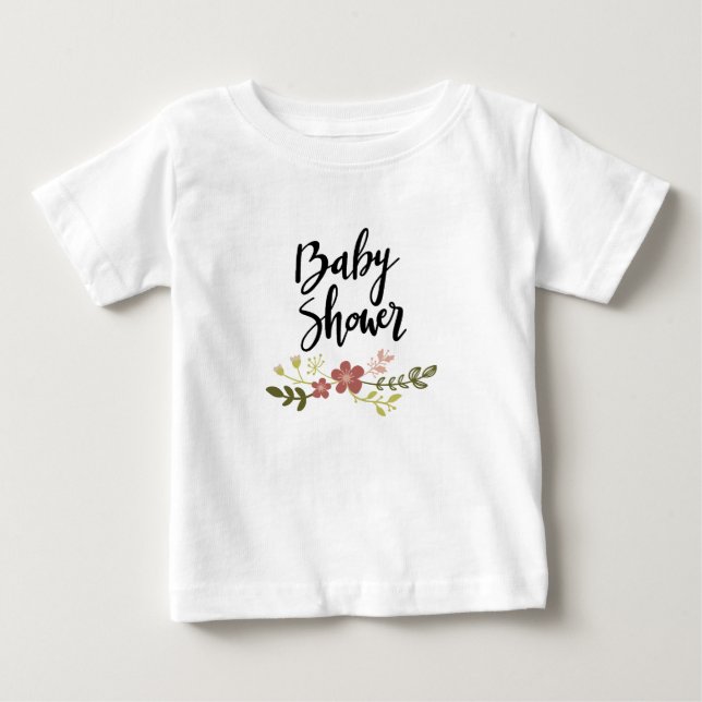 T-shirt Pour Bébé Baby shower (Devant)