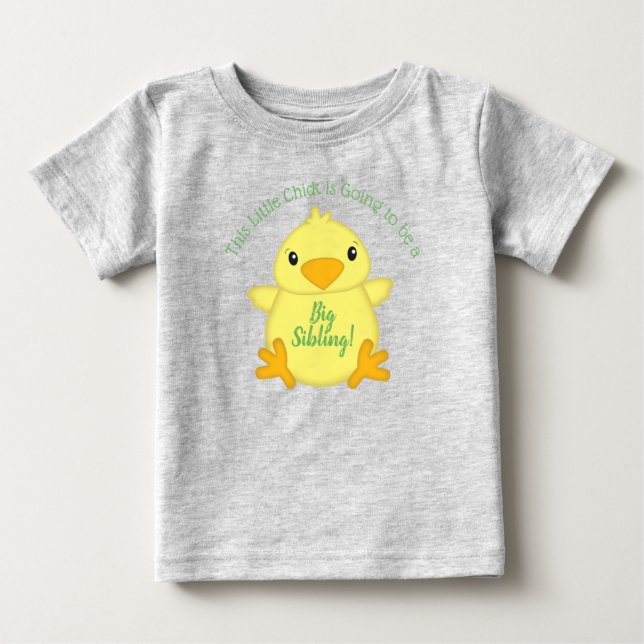 T-shirt Pour Bébé Baby shower blanc vert (Devant)
