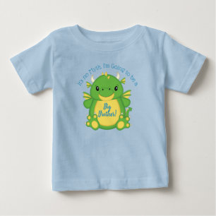 T-shirt Pour Bébé Baby shower de dragon bleu