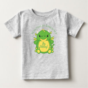 T-shirt Pour Bébé Baby shower de dragon vert