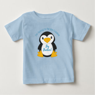 T-shirt Pour Bébé Baby shower de pingouin