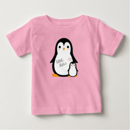 T-shirt Pour Bébé Baby shower de pingouin rose