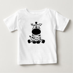 T-shirt Pour Bébé Baby Zebra