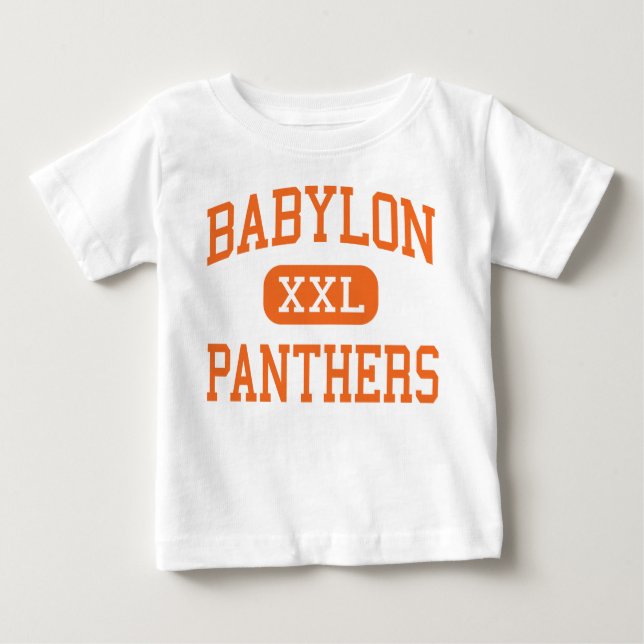 T-shirt Pour Bébé Babylone - panthères - haute - Babylone New York (Devant)