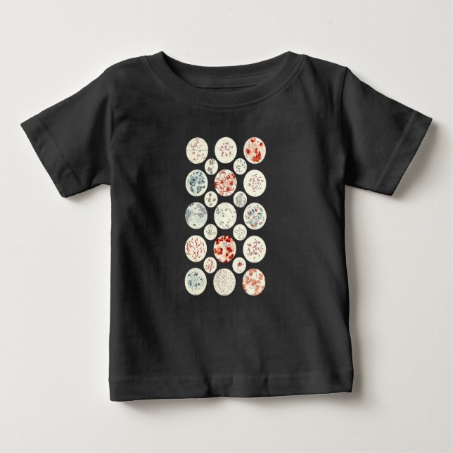 T-shirt Pour Bébé bactérie drôle microbiologie bactérie minuscule (Devant)