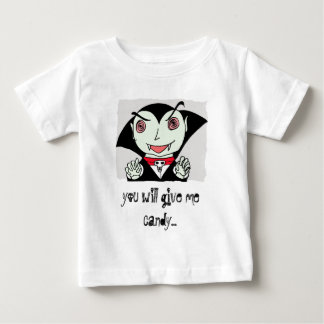 T-shirt Pour Bébé badinez Dracula, vous me donnera la sucrerie…