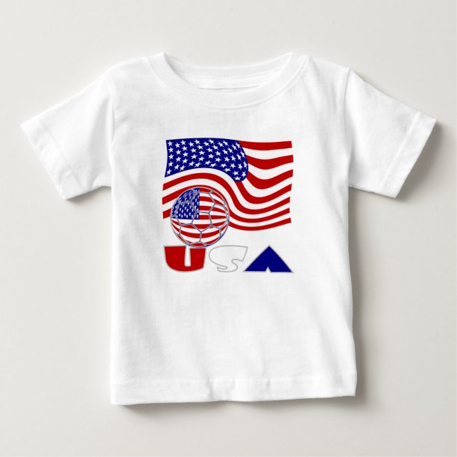 T-shirt Pour Bébé Bal de football américain (Devant)