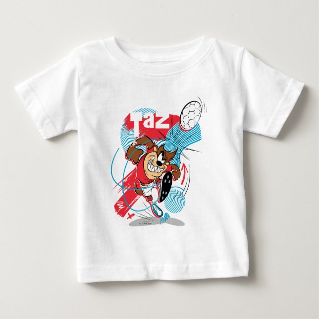T-shirt Pour Bébé Bal de soccer TAZ™ (Devant)