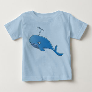 T-shirt Pour Bébé Baleine - T-shirt bébé en jersey fin