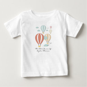 T-shirt Pour Bébé Ballon à air chaud Papercuts