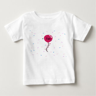 T-shirt Pour Bébé Ballon de 1er anniversaire