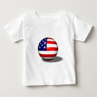 T-shirt Pour Bébé ballon de football Etats-Unis