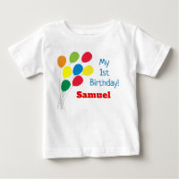 Ballons colorés | Mon premier anniversaire