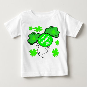 T-shirt Pour Bébé Ballons du jour de St Patrick