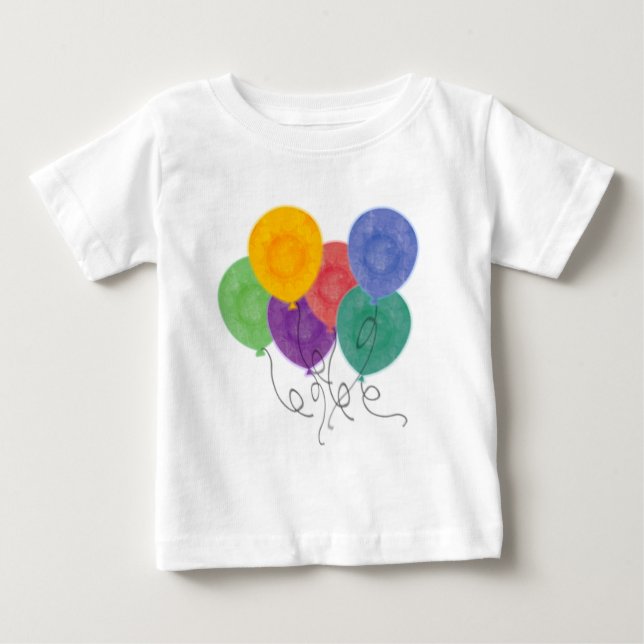 T-shirt Pour Bébé Ballons et graphismes (Devant)