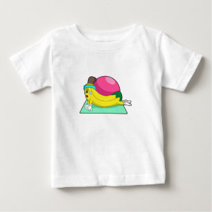 T-shirt Pour Bébé Banane au yoga Fitness