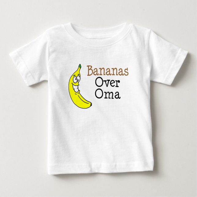 T-shirt Pour Bébé Bananes sur Oma (Devant)