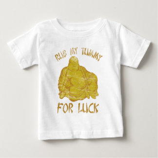 T-shirt Pour Bébé Bande de frottement de Bouddha mon ventre