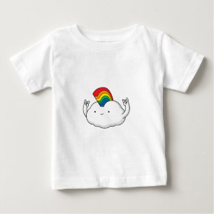 T-shirt Pour Bébé Bande dessinée mignonne d'éloge de nuage