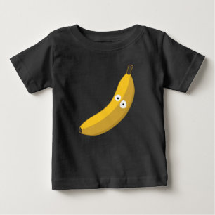 T-shirt Pour Bébé Bande dessinée originale et amusante banane jaune