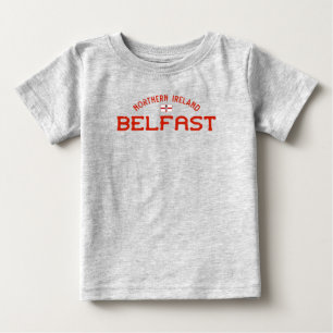T-shirt Pour Bébé Banderole d'Ulster en Irlande du Nord