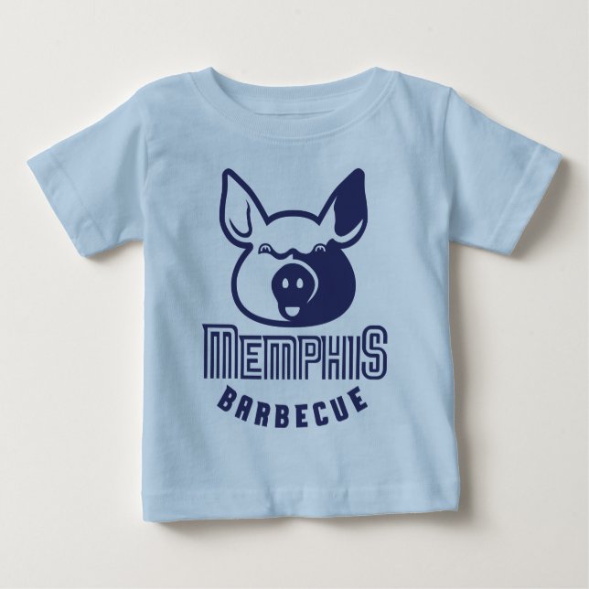 T-shirt Pour Bébé Barbecue de Memphis (Devant)
