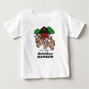T-shirt Pour Bébé Barnyard mignon C'est mon bébé
