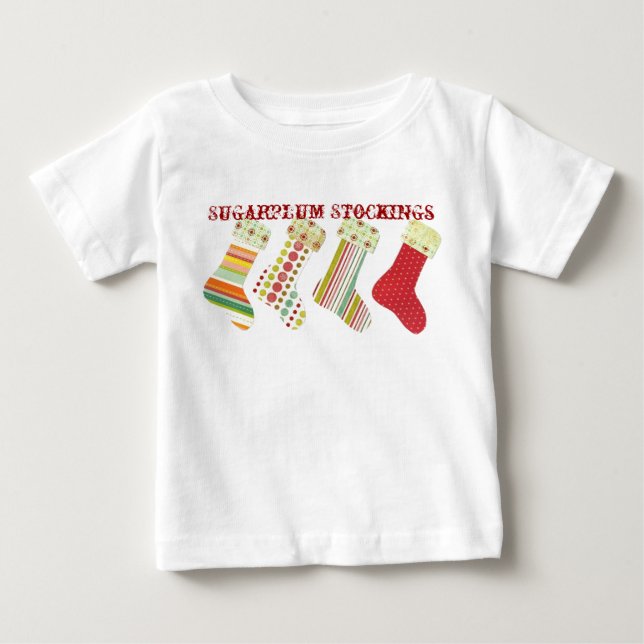 T-shirt Pour Bébé Bas de prune (Devant)