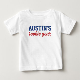 T-shirt Pour Bébé Baseball 1er Anniversaire année de la recette