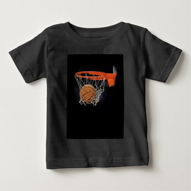T-shirt Pour Bébé Basket (Devant)
