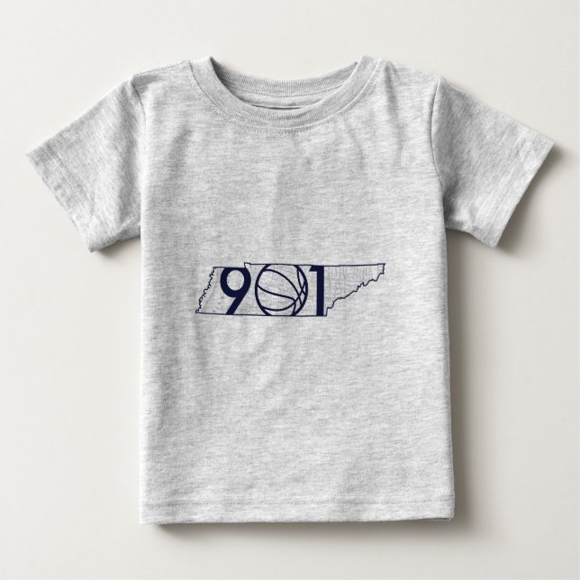 T-shirt Pour Bébé Basket-ball 901 (Devant)
