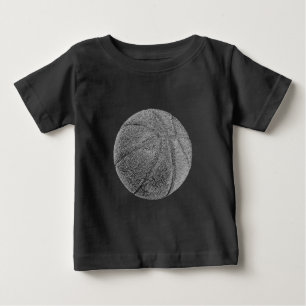 T-shirt Pour Bébé Basket-ball avec effet crayon