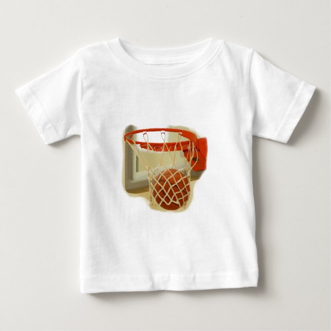 T-shirt Pour Bébé Basket-ball en chute libre (Devant)