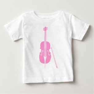 T-shirt Pour Bébé Basse double - Rose
