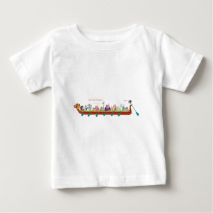 T-shirt Pour Bébé Bateau de dragon - dragons du feu