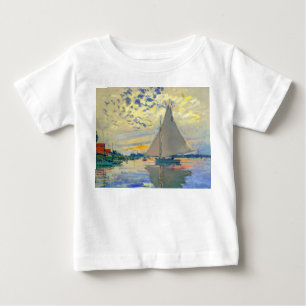 T-shirt Pour Bébé Bateau Monet au Petit-Gennevilliers