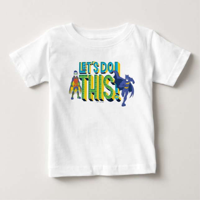 T-shirt Pour Bébé Batman | Faisons ceci (Devant)