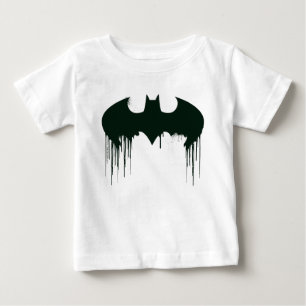 T-shirt Pour Bébé Batman Symbol   Spraypaint Logo